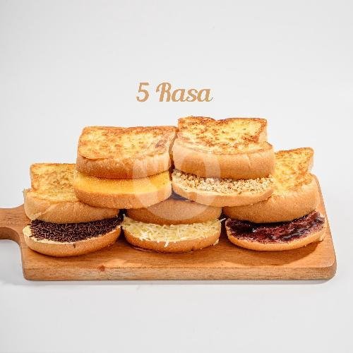 Roti  Bakar 5 Rasa menu Roti Bakar Kimsan Bakery, Candra Kirana