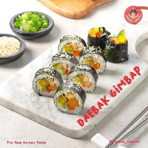 Gimbap Original menu Daebak Tokpoki, KM 10 Cibubur Rest Area, Cipayung, Jakarta Timur