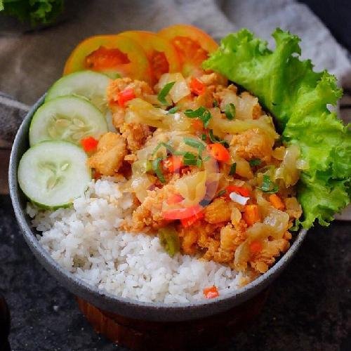 Nasi Ayam Caramelized Garlic menu Naik Daun BSB Ivy Park