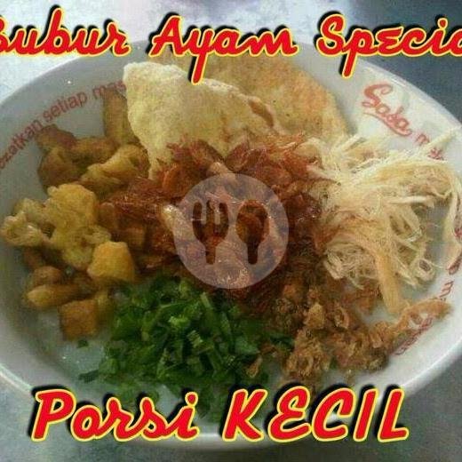 Bubur Ayam Special Porsi Kecil + Telor menu Bubur Ayam Special 77, Palmerah