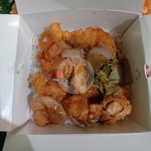 Rice Box Ayam Blackpaper menu Patria Chinese Food, Tenggilis Mejoyo