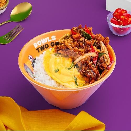 Mango 2 Tango Crispy Chicken Bowl menu Bowls Two Go, Grand Indonesia