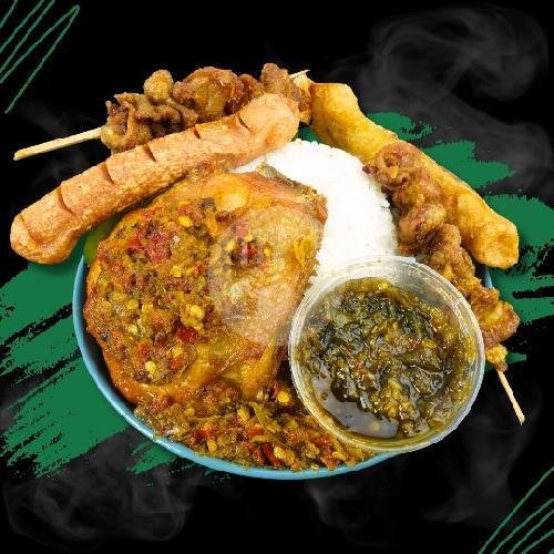 Paskeun Nasi Ayam Sambel + 4 Side Dish/Minuman (Bebas Pilih) menu Homineni, Cimahi