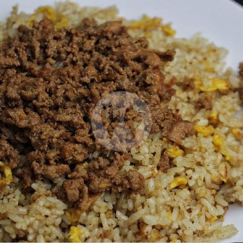 Nasgor Merah + Ayam Cincang Oriental menu Wapan (Nasi Goreng Ayam - Mie - Telor Gongso), Sawahan