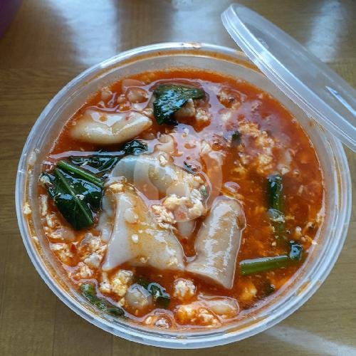 Somay Kering Mini Pedas menu Sosis Bakso Bakar Seblak Aira, Datuk Kahfi