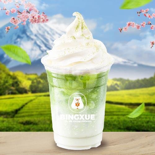Matcha Frappe With Ice Cream menu BINGXUE, Tebet Raya