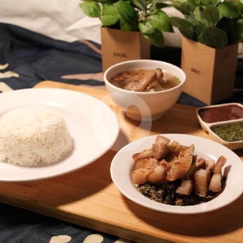 PB - Paket C - B2 Panggang Jumbo dan Kuah Sop menu BPK Berastagi (Babi Panggang Karo), Mall ITC Kuningan
