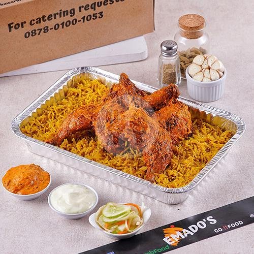 1/4 Ekor Ayam Peri-Peri + Free Drink menu Emados Shawarma, Tembalang Semarang
