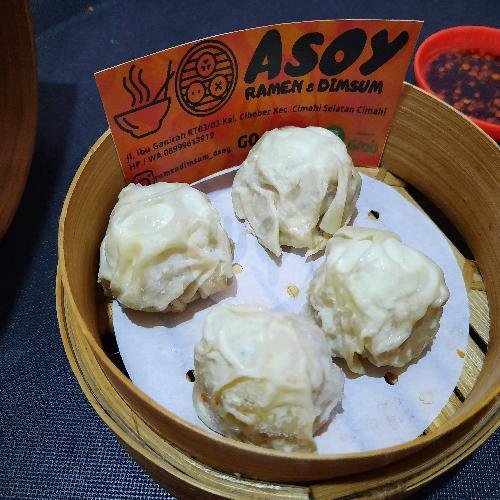 Siomay Nori menu Ramen & Dimsum Asoy, Ibu Ganirah