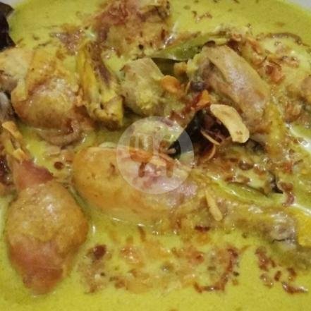 Nasi Campur Gulai Tuna Bonus Es Teh menu Warung Widi Banyuwangi