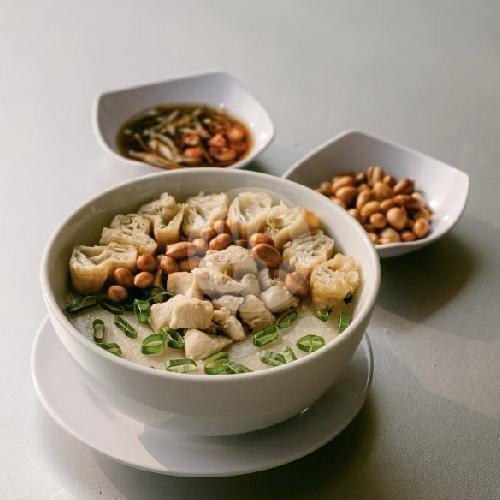 Bubur Oriental Ayam menu DUA MANGKOK (BUBUR & DIMSUM), Cikajang