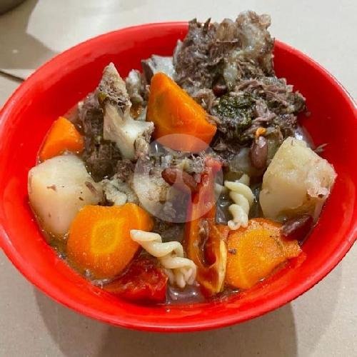 Nasi Ayam GORENG menu Empal Pengampon, di Gang