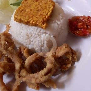 Nasi Ati Ampela Goreng menu Lalapan ala Dewi, Kertoraharjo 2