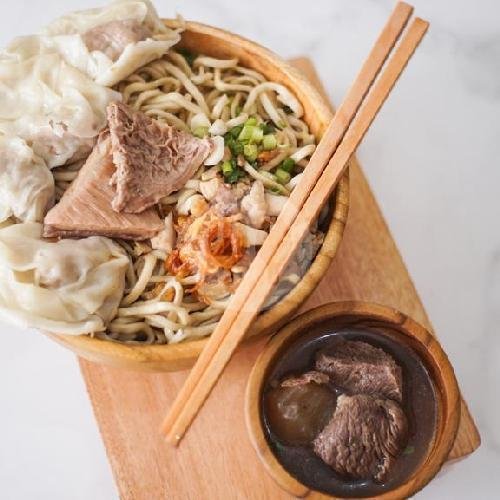 Mie Ayam menu Pangsit Mie Babat Kembang Jepun, Tambaksari