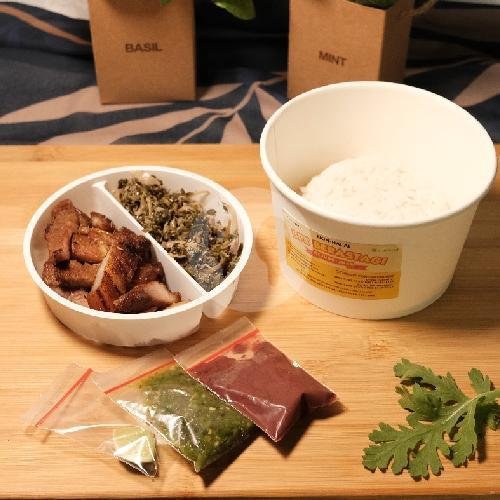 PB - Paket A - B2 Panggang Reguler dan Kuah Sop menu BPK Berastagi (Babi Panggang Karo), Mall ITC Kuningan