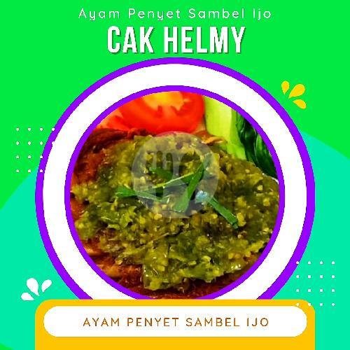 Ayam Penyet Sambel Ijo ( Paha ) menu Ayam Penyet Sambel Ijo Cak Helmy, Tebet