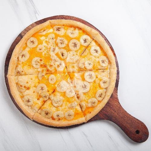 Sweet Banana Pizza (Personal) menu Pizza Milan Cafe, Larangan