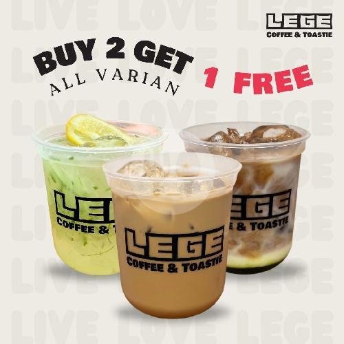 Kopi Susu Pandan menu LEGE Coffee & Toastie, Centennial Tower