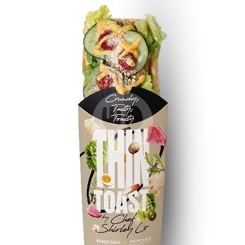 Cajun Thin Toast menu Crunchaus Salads, Oro Oro Dowo