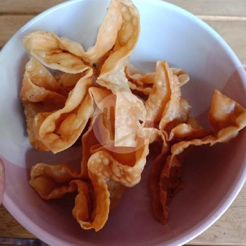 Pangsit Goreng menu Bakso Malang Cak Meti, Gemolong