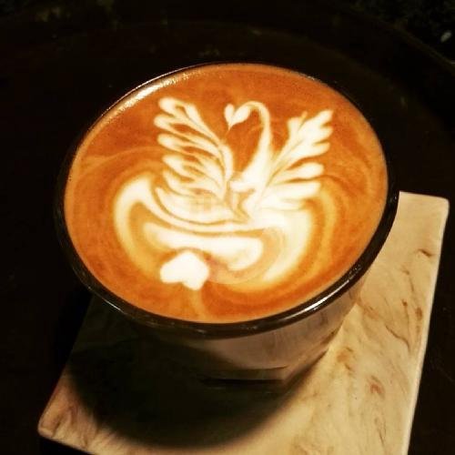 Hot Cafe Latte menu Kubik Koffie, Padang