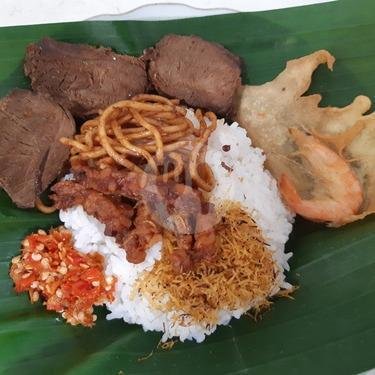 Nasi Empal menu Nasi Madura Bu Ja, Pabean Cantian
