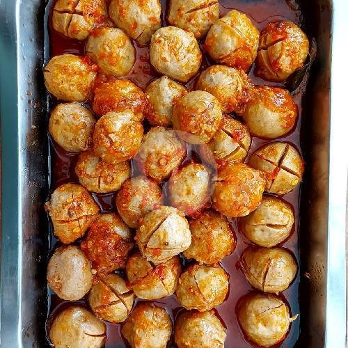 Otak-otak Balado menu Warteg Setia Jaya, Karbela