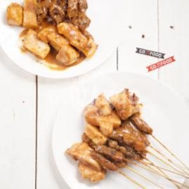 4 Porsi Sate Padang dan Ketupat menu Sate Padang Ajo Ramon, Pasar Minggu