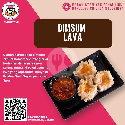 Nasi Telur Krisbar menu Krisbar Susi Krispi Bakar dan Susu Sirup, Taman Siswa