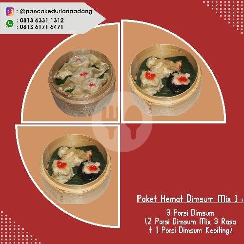 Paket PSBB 2 menu Pancake Durian dan Dimsum, Solok 4