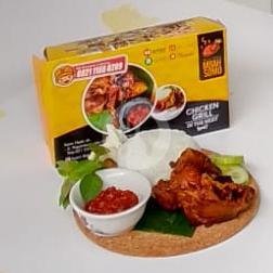 Paket B menu Ayam Bakar Mbah Somo, Rawamangun