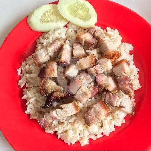 Nasi Hainam Polos menu Kedai Bakmi Babat, Senen