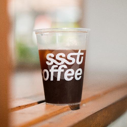 Kopi Hitam Panassst menu Ssst Coffee, Kliningan