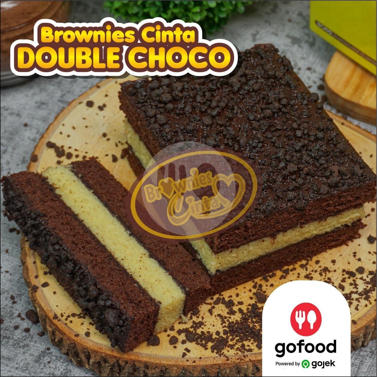 Brownies Hitam Putih (Reguler) menu Brownies Cinta, Mojosongo