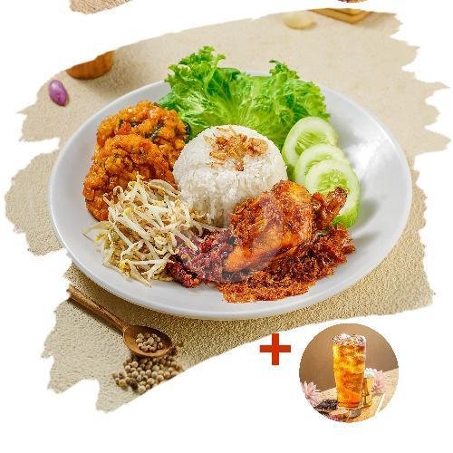 Paket Murah Kenyang Puas (Ayam) menu Nasi Tangkar & Sop Abah Ading, Taman Bencong, Jl. Kertabumi