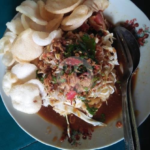 Lotek Telur menu Lotek Pandega Putri, Depok