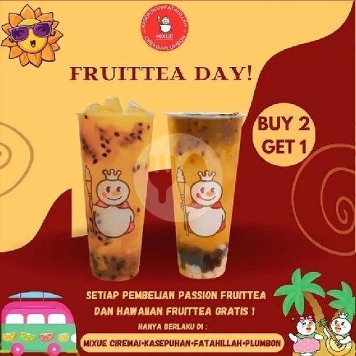 Promo Kiwi Smoothies Beli 2 Gratis 1 menu Mixue Plumbon, Plumbon