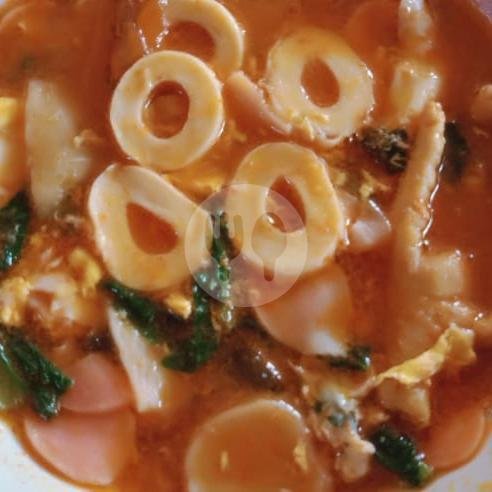 Telor Cireng menu Seblak Nn Teh Wulan, Bangsal