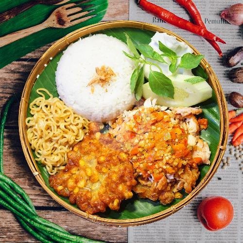 Paket Nasi Ayam Geprek Duo menu GAG Gerobak Ayam Geprek, PTC