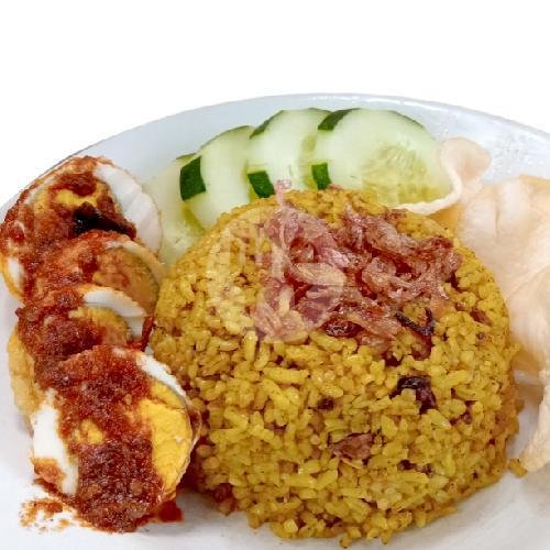 Nasi Kebuli  + Telur Bulat menu Nasi Kebuli Mas Mail, Nusa Indah