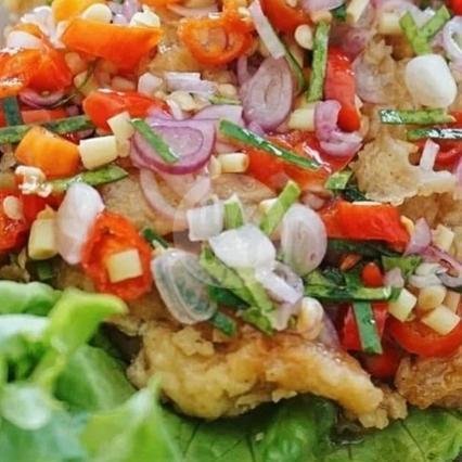 Ayam Geprek Sambel Ijo menu Depot Ratu