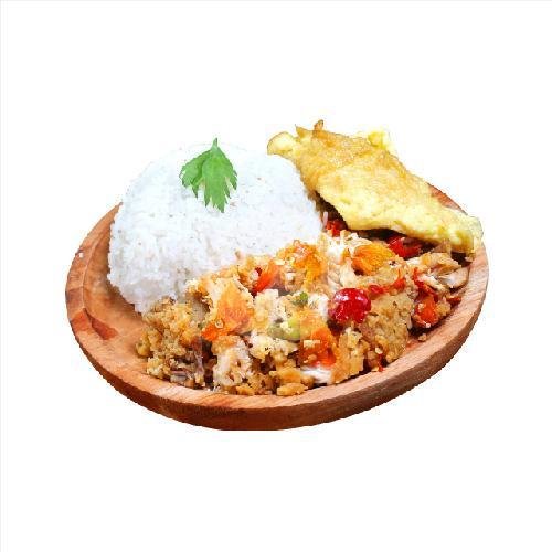 Geprek Terong menu PREKSU (Ayam Geprek & Susu), Samirono