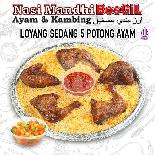 LOYANG BESAR AYAM On menu Mandhi Bosgil Pagesangan, Surabaya