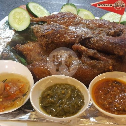 Bebek Asap Judes menu Bebek Asap Balcon, Lodaya