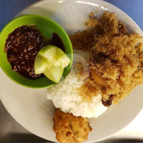 Nasi + Ayam / Daging + Perkedel / Tahu / Tempe Goreng + Sayur 1 Macam menu Kantin Rai, Ramdhan