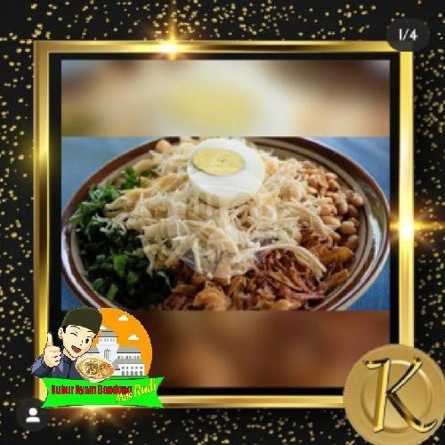 Paket Telor Ayam+Emping menu Bubur Ayam Bandung Mas Rudi, Cendana