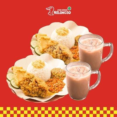 Hts 5 menu Ayam Goreng Nelongso, Tlogomas