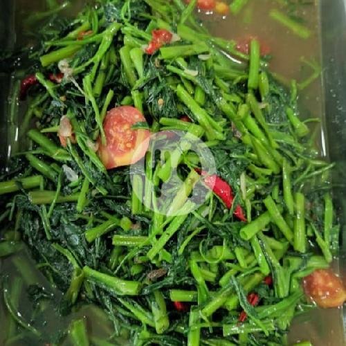 Tumis Kangkung menu Warteg Mutiara Bahari, Bangka