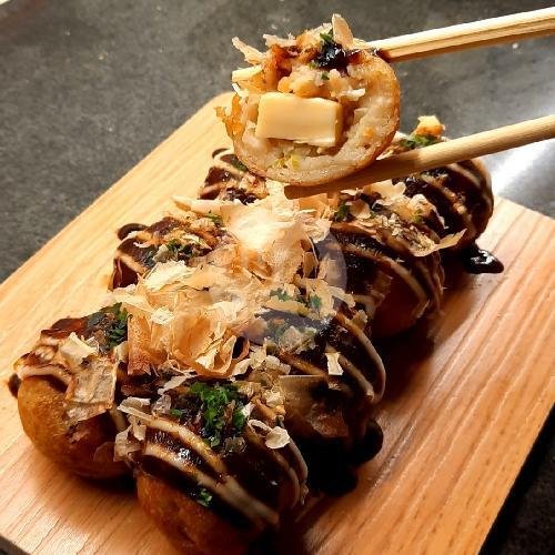 Takoyaki Sausage menu Kedai Takoyaki, Banjasari Raya