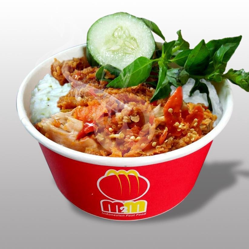 Geprek Mozza menu M2M, Puri